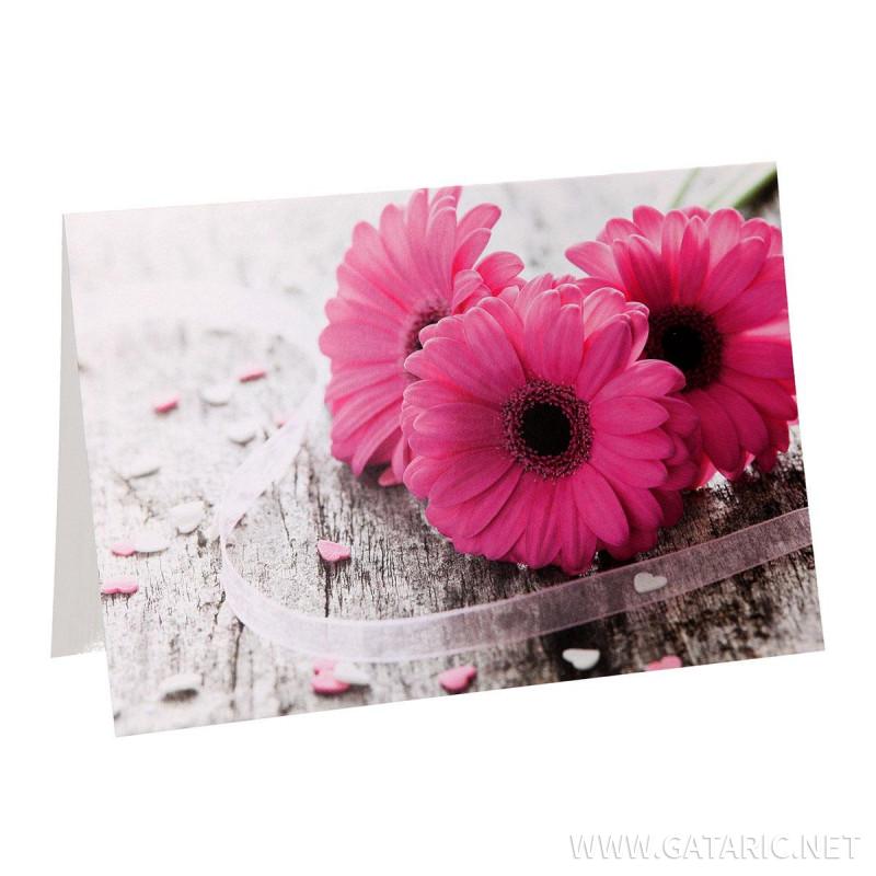 Greeting card ''Classic Flower 01''