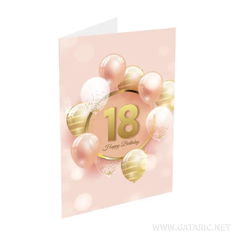 Čestitka 3D ''Happy Birthday 13'' 